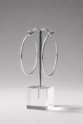 Solène Hoops in Silver