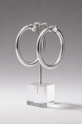 Sienna Hoops in Silver
