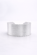 Aurelia Edge Cuff in Silver | Medium