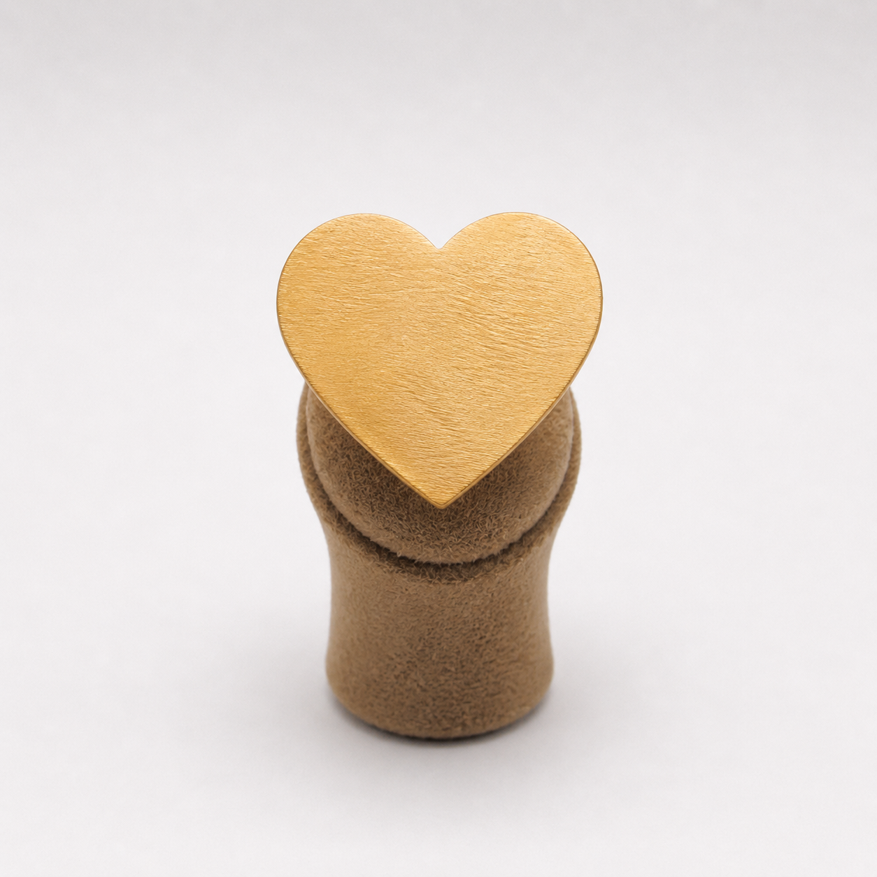 Amour Heart Statement Ring in Gold