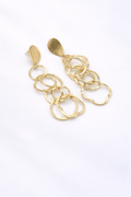Aurelia Link Earrings in Gold