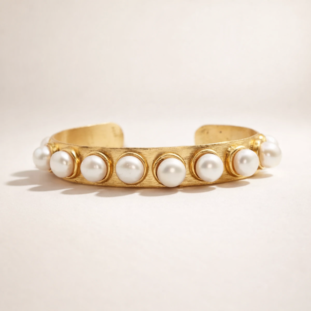 Perla Aurea Mini Cuff in Gold