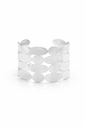 Solara Petal Cuff in Silver