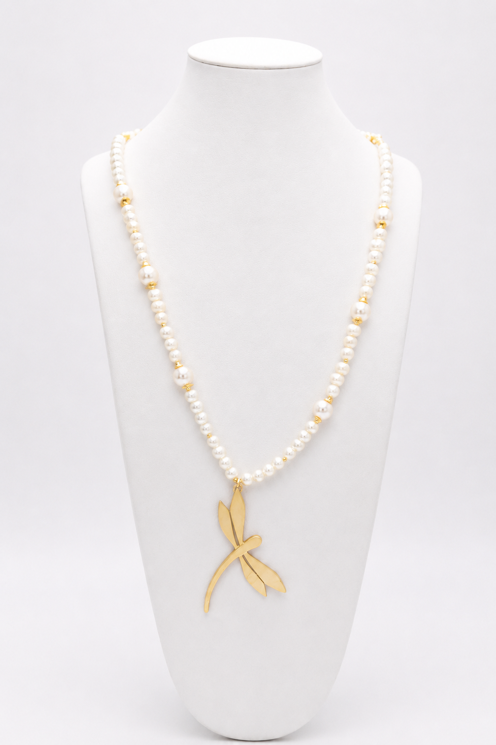 Libélula Pearled Necklace
