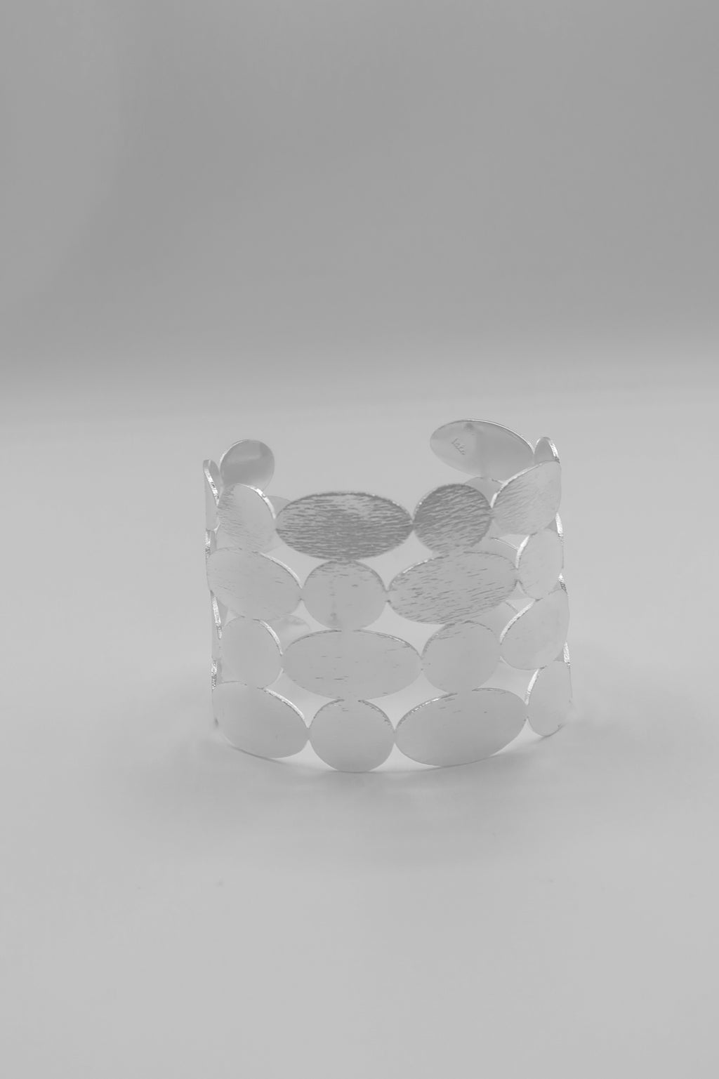 Solara Petal Cuff in Silver