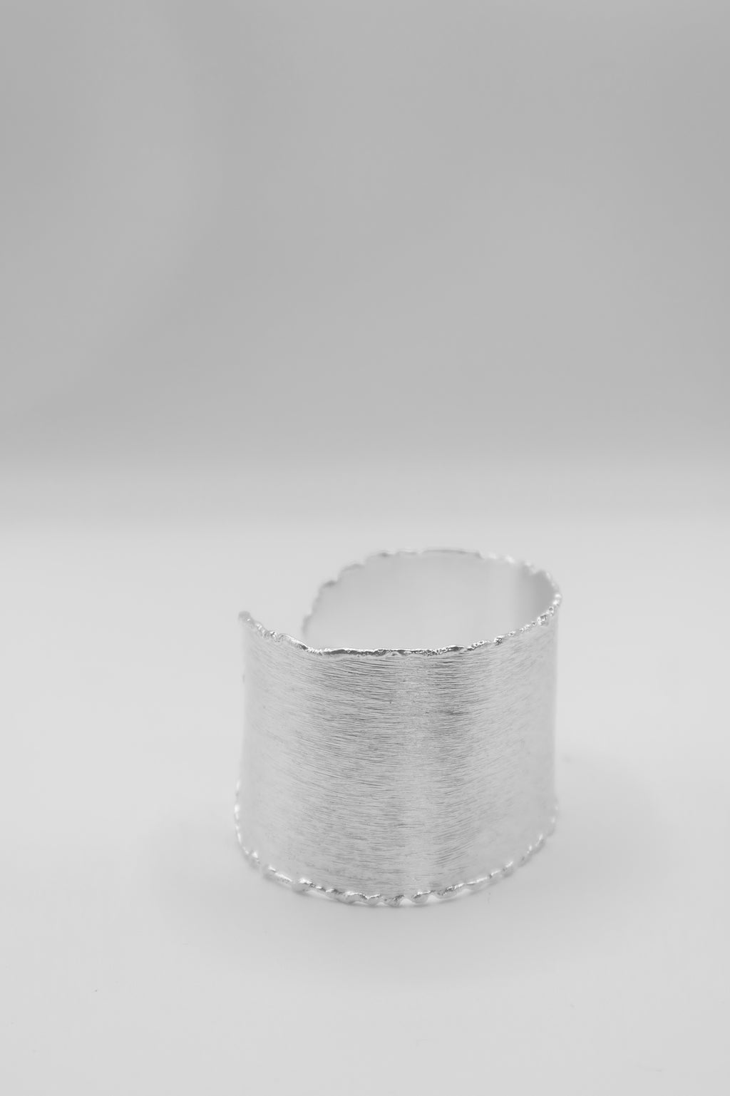Aurelia Edge Cuff in Silver