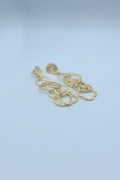 Aurelia Link Earrings in Gold