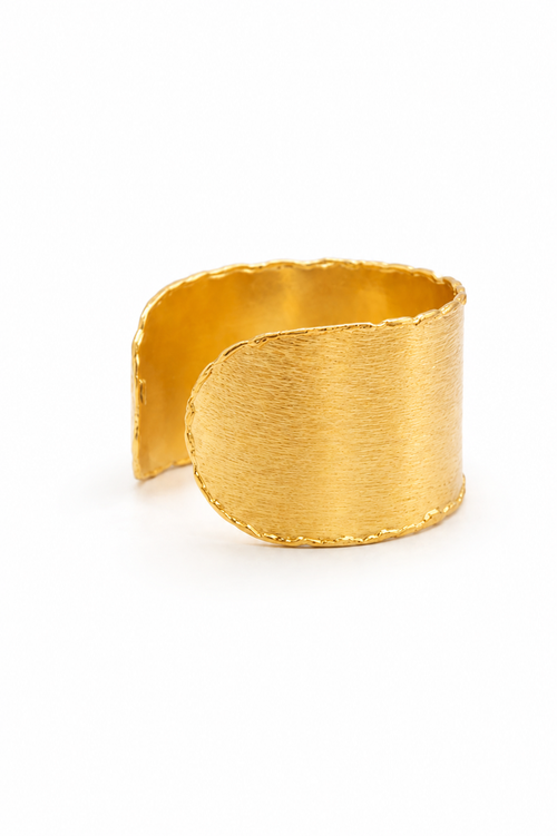 Aurelia Edge Cuff in Gold | Medium