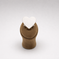 Small Amour Heart Statement Ring in Silver