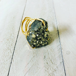 Pyrite ring