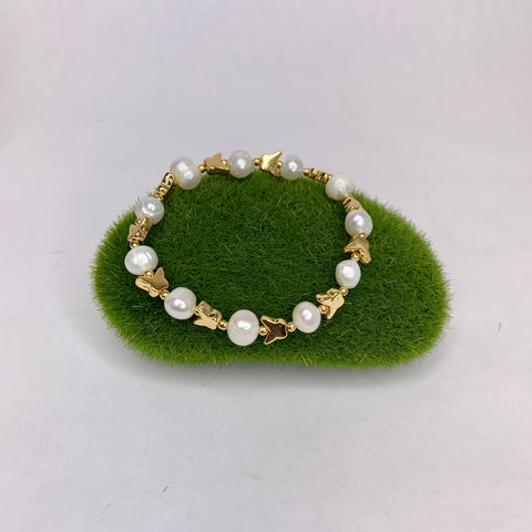 PEARLS AND BUTTERFLIES BRACELET