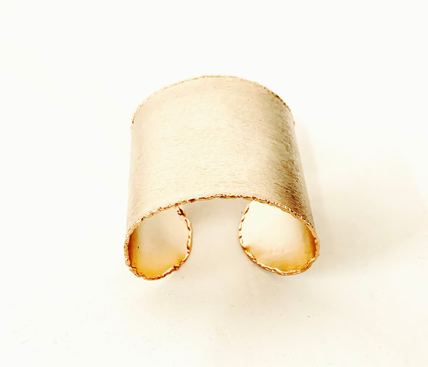 LARGE GOLD PLAIN CUFF