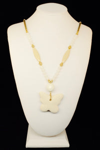 VOLCANIC BUTTERFLY PENDANT NECKLACE