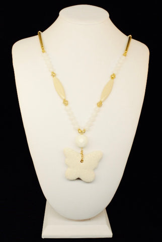 VOLCANIC BUTTERFLY PENDANT NECKLACE