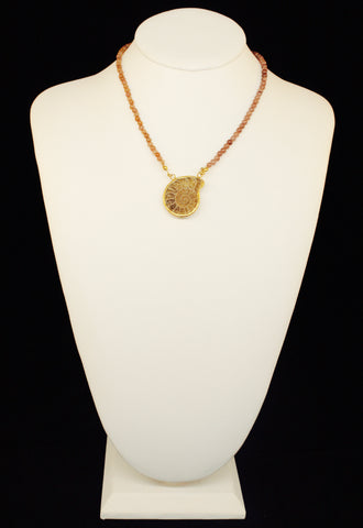 FOSSIL SHELL PENDANT