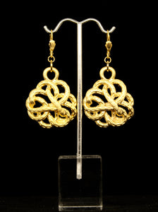 METAL INTERLACED EARRINGS