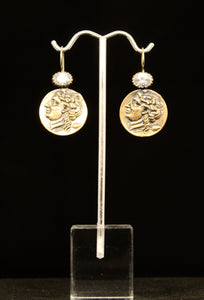 COOPER COIN EARRING