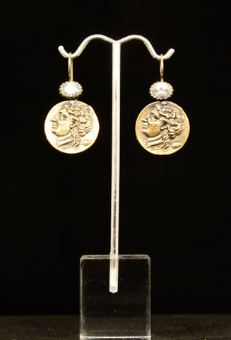 COOPER COIN EARRING