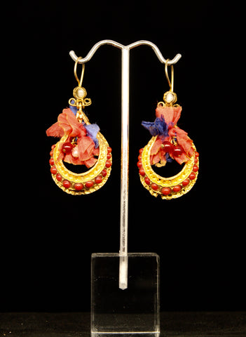 SILK TURKISH STYLE EARRING