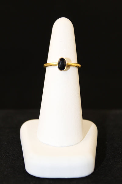 BAND WITH CRYSTAL RING