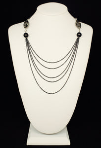 LAYERING CHAIN WITH CRYSTALS