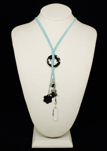 Leather Ribbon Necklace