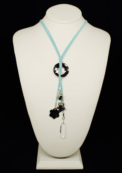 Leather Ribbon Necklace