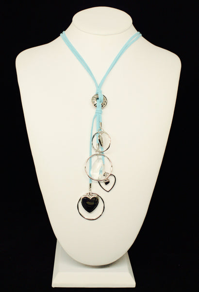 Leather Ribbon Necklace