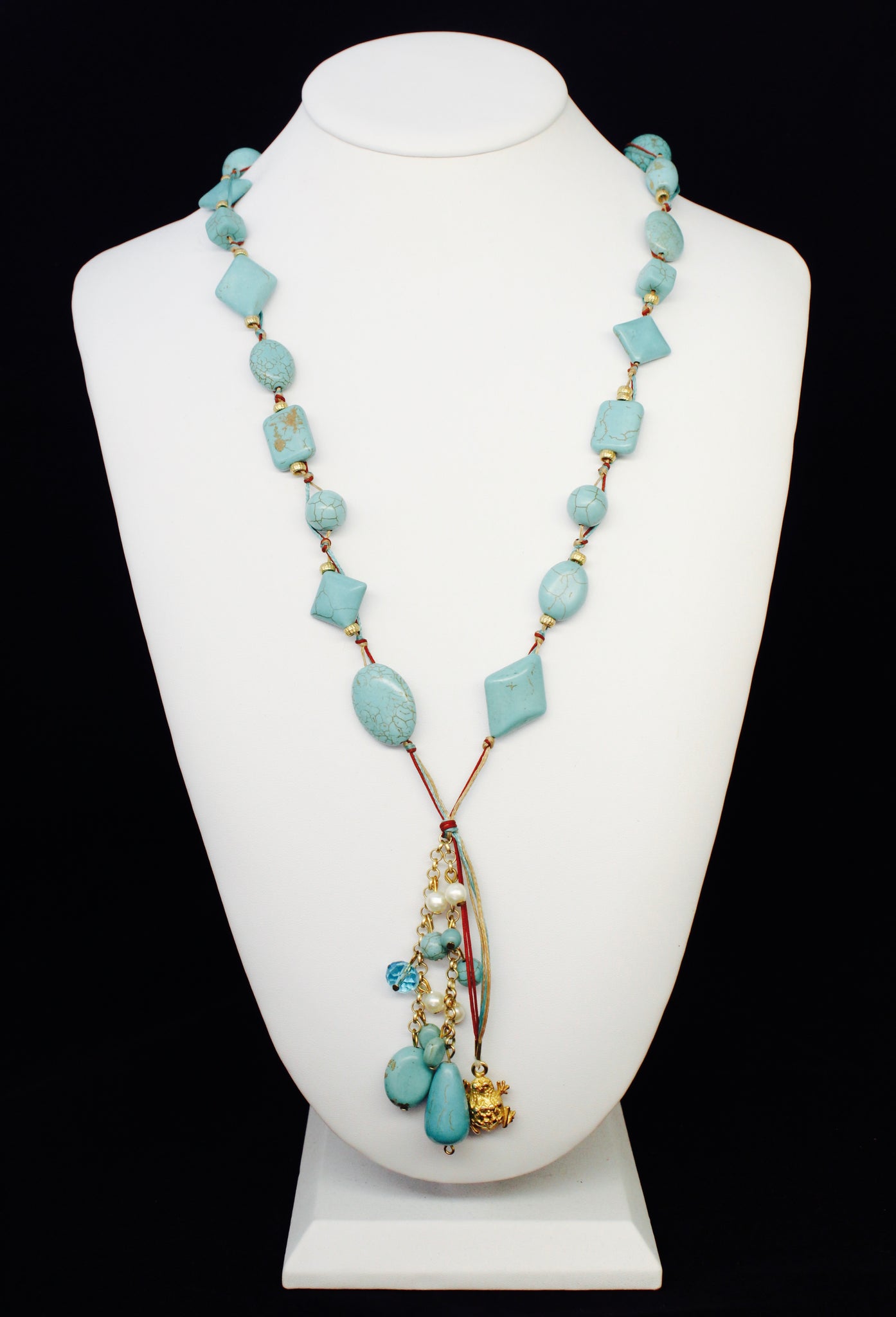 TURQUOISE CHARM NECKLACE