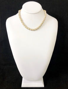 TWO METAL TONE NECKLACE